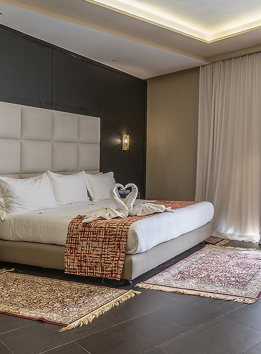 Lit Suite Royale Eden Andalou 5 etoiles SPA, suites and aquapark Marrakech