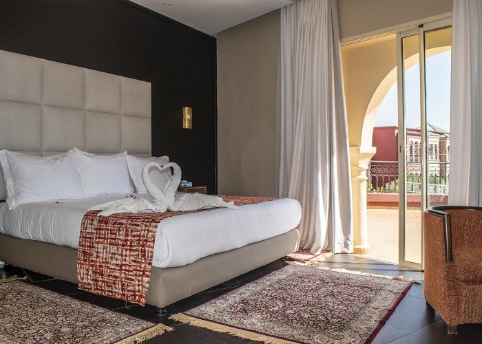 Lit Suite Royale Eden Andalou 5 etoiles SPA, suites and aquapark ALL inclusive Marrakech