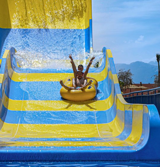 Slide Aquapark Semi-chauffé All inclusive Eden Andalou 5 etoiles SPA, suites and aquapark